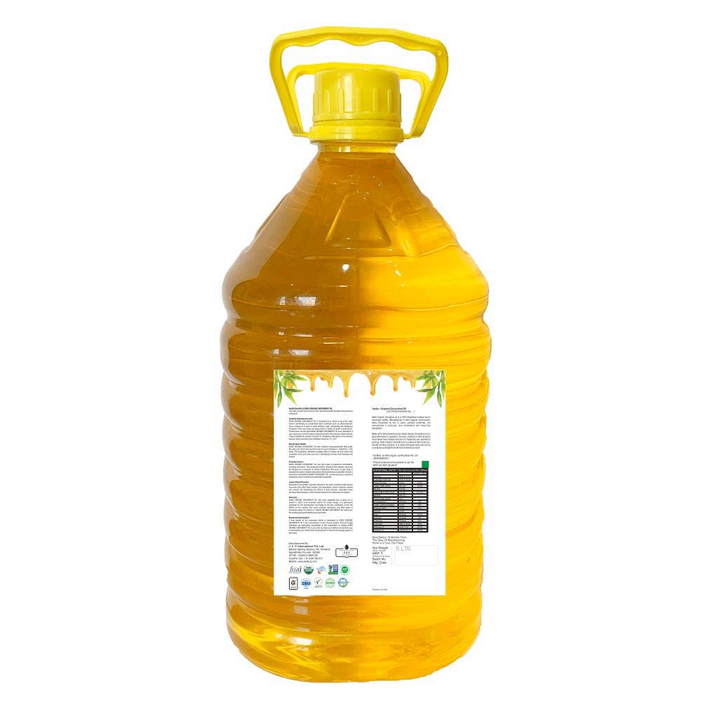 AADIS Organic Groundnut Oil 5 Ltr